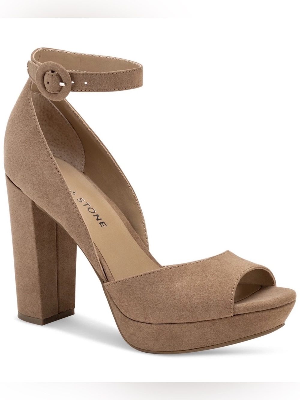 Sun + Stone Women S Reeta Peep Toe Block Heel Platform Sandals